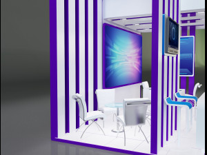 Booth Stand Exhibition a647c 3D मॉडल