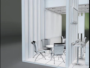 Booth Stand Exhibition a647c 3D Model