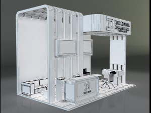 Booth Stand Exhibition a647a Modelo 3D