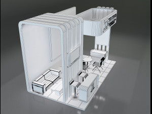 Booth Stand Exhibition a647a Modelo 3D