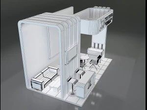 Booth Stand Exhibition a647a 3D Model