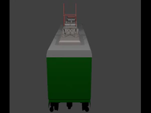 російський поїзд вл-10 3D Модель