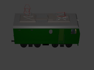 russian train vl-10 3D 모델