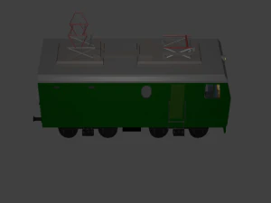 російський поїзд вл-10 3D Модель