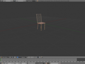 chair 3D 모델