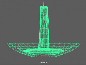 candle in a saucer 3D Модель