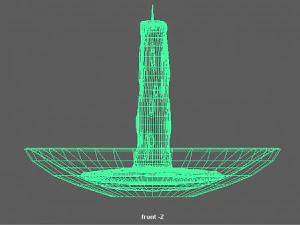candle in a saucer 3D Model