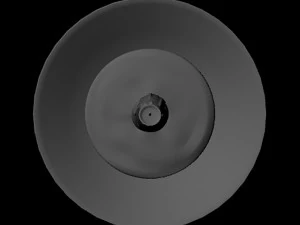 candle in a saucer 3D Model