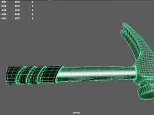 hammer with rubber handle 3D Model