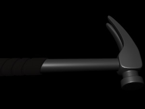hammer with rubber handle 3D Model