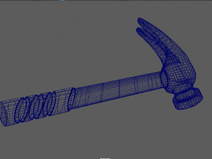 hammer with rubber handle 3D Model