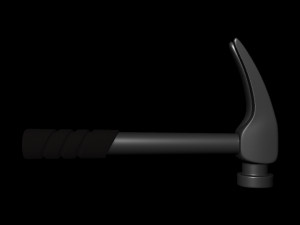 hammer with rubber handle 3D Model