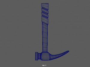 hammer with rubber handle 3D Model