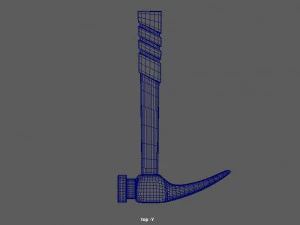 hammer with rubber handle 3D Model