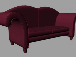 compact sofa 3D Model