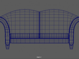 compact sofa Modelo 3D