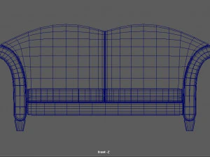compact sofa 3D Model