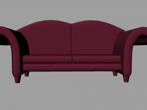 compact sofa Modelo 3D