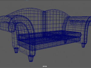 compact sofa Modelo 3D