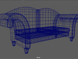 compact sofa 3D Model