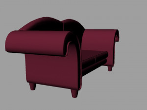 compact sofa Modelo 3D