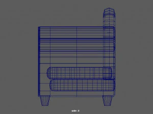 compact sofa 3D Model