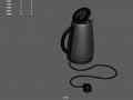 Electric teapot with base 3D-Modell