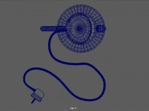 electric teapot with base 3D Model
