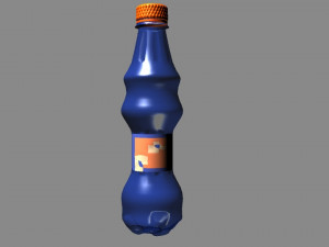 blue bottle 3D Модель