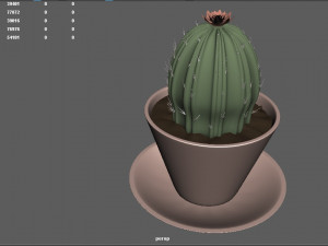 cactus in a pot Modelo 3D