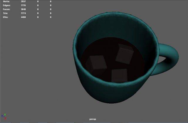 cool drink 3D Модель .c4d .max .obj .3ds .fbx .stl .blend 