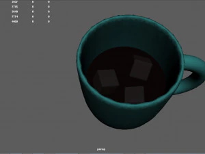 прохладный напиток 3D Модель