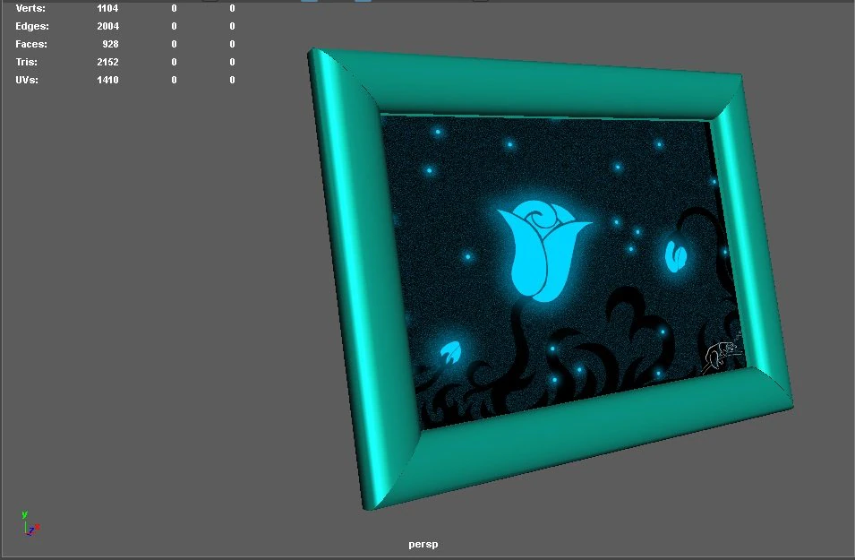 frame with picture 3D Model .c4d .max .obj .3ds .fbx .stl .blend 