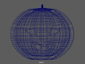 pumpkin for halloween 3D Model