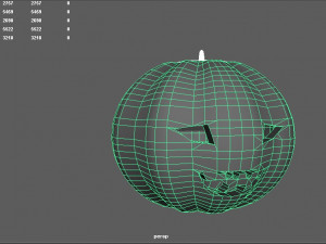 pumpkin for halloween 3D Model