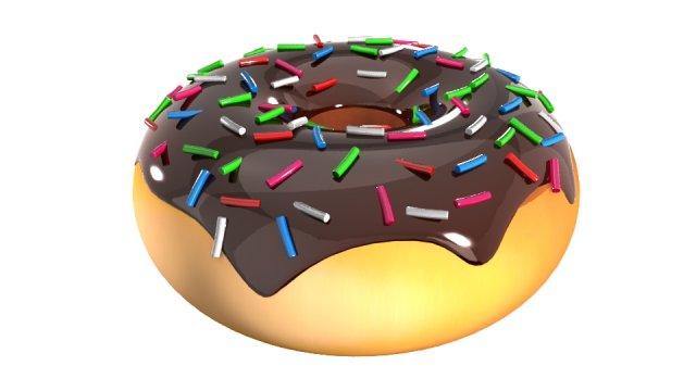 donuts 3D 모델 .c4d .max .obj .3ds .fbx .stl .blend 