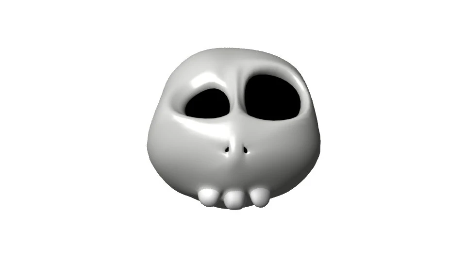 skull kid 3D Model .c4d .max .obj .3ds .fbx .stl .blend 