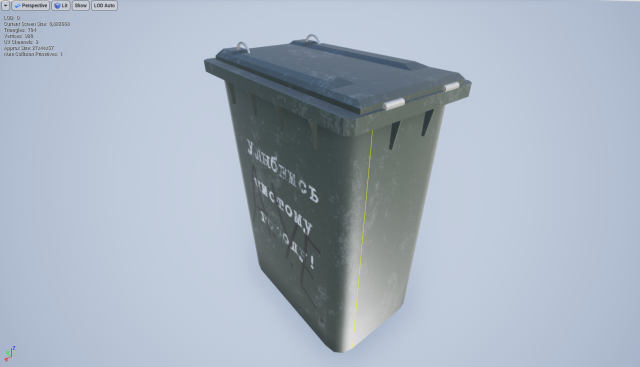 trash can 3Dモデル .c4d .max .obj .3ds .fbx .stl .blend 