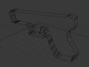 glock pistol 3D Model