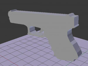glock pistol 3D Model