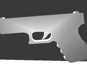 glock pistol 3D Model