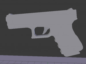 glock pistol 3D Model