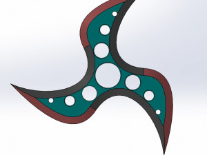 ninja spinner 3 blade pack Model do druku 3D