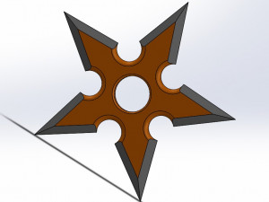 ninja spinner 3 blade pack 3D 프린트 모델