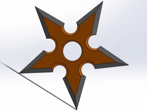 ninja spinner 3 blade pack 3D Print Model