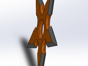 ninja spinner 3 blade pack 3D 프린트 모델