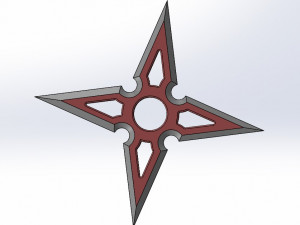 ninja spinner 3 blade pack 3D 프린트 모델
