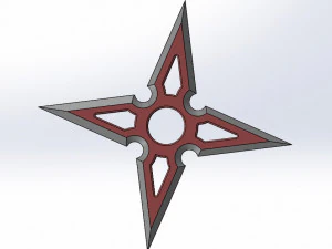 ninja spinner 3 blade pack 3D Print Model
