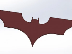 batman logo 3D Print Model