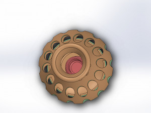 flower pot Model Cetak 3D